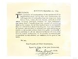 Letter from Boston's Committee of Correspondence Urging Supplies Be Withheld from British, c.1774 Subject Giclee Poster Print, 32x24