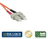 Image of Fiber Optic Cable LSZH SC SC 30 meter 100 feet 62.5/125 Multimode duplex PARADIGM