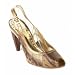 BCBGirls Women's Ebony Peep Toe Slingback