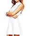 Face N Face Women's Chiffon High Neck Sleeveless Empire Mini Dress
