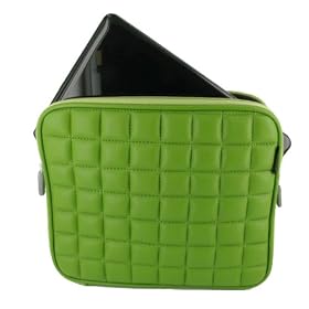 Toshiba Mini NB205-N330BN 10.1-Inch Memory Foam Netbook Sleeve Slipcase - (Faux Leather - Green)