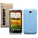 HTC ONE X LEDER HARDSKIN H�LLE IN BLAU, COVERT RETAIL VERPACKUNGvon "COVERT"