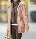 Mantel Outdoorjacke feminin in Rosa