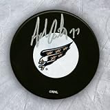 Adam Oates Washington Capitals Autographed/Hand Signed Hockey Puck