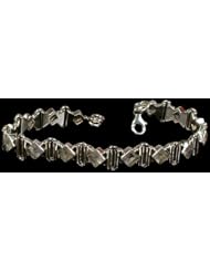 Faceted Rainbow Moonstone Bracelet - Sterling Silver