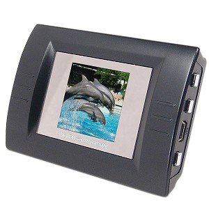 1.5-Inch Mini Digital Photo Frame for Your Desktop (Black)