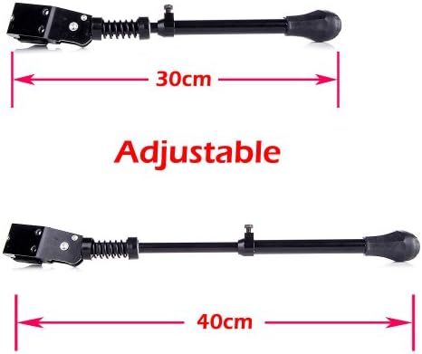 SBXDIO® Bicycle Adjustable Aluminium Alloy Bike Bicycle Kickstand Side Kickstand Holder Fit For 16" 20" 24" 26" Bicycle