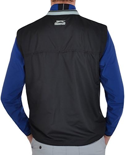 Slazenger Golf Mens V Neck Wind Vest - Black
