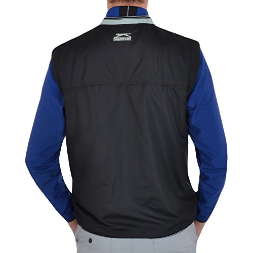 Slazenger Golf Mens V Neck Wind Vest - Black