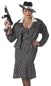 Sexy Adult Womens Halloween Costumes Mafia Mobster Mama Plus Size Gangster Girl Dress Costume Theme Party Outfit