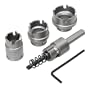 Greenlee 655 Kwik Change Stainless Steel Hole Cutter Kit, 5-Piece