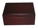 Cherry Stained Wooden Jewelry Gift Box