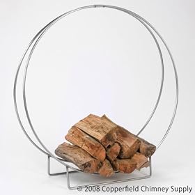 Woodfield 36 Stainless Steel Log Hoop 1 2 Steel Bar by Market Merchants