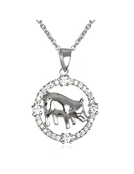 Chinese Zodiac Pig Pendant -18"