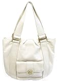 MICHAEL Michael Kors Handbag, Pushlock Tote, Large Vanilla Reviewed