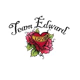 Team Edward Scripted Ink Temporary Tattoo Pack - 6 per Pack