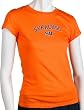 Soffe Syracuse University Junior's Short Sleeve Tissue Tee, Orange