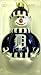 Detroit Tigers MLB Blown Glass Snowman Ornament
