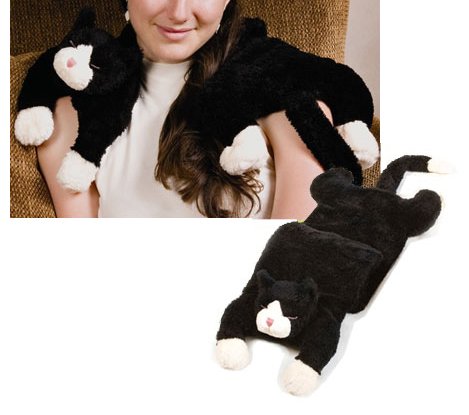 HealthPersonalCare: As Seen on Tv Therapeutic Cat Heat Pillow, Dust mop slippers also available!