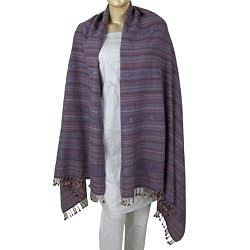 Gift Ideas for Women Embroidered Wool Shawl 80 x 40 Inches