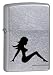 Trucker Babe Silver Zippo Lighter Image