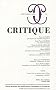 Critique, N� 751 :