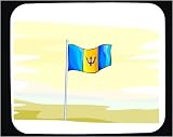 Mouse Pad with Barbados, patriotism, international