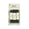 72'' Black Nylon Boot Laces - 3 Pack