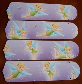 christmas Tinkerbell Fairy Purple Ceiling BladesB004S3H2EW
