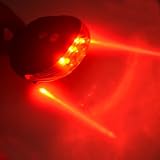 Komodo® Waterproof 5 LED Rear Bike Light with Laser Beam / Bicycle Tail Light Lamp