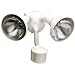 Cooper Lighting MS185RW 180 Degree 300W PAR Motion Security Floodlight with Reflectors, White