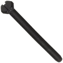 Nylon 6/6 Hex Bolt, Metric, Hex Head, Slotted Drive, Metric Threads, M2-0.4 Thread Size, 16mm Length, Fully Threaded, Made In US, Pack Of 100