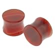 Carnelian Stone Plugs - 6G - Sold as a Pair