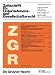 Zeitschriften : Zeitschrift für Unternehmens- und Gesellschaftsrecht (ZGR)