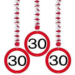 Rotor-Spiralen Verkehrsschild 30, 3er-Pack Deckenh�nger