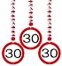 Rotor-Spiralen Verkehrsschild 30, 3er-Pack Deckenhänger