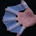 TrendBox 1 Pair- S Size Swim Swimming Soft Silicone Gear Paddle Fins Fingers Hand Palm Webbed Flippers Training Gloves Water Resistance