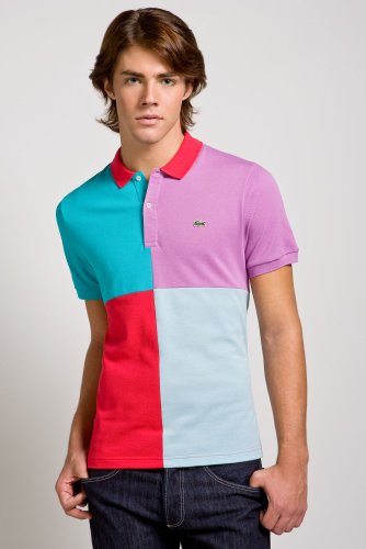 Red! Collection Short Sleeve Harlequin Check Polo