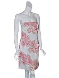 Robin Jordan - ROBIN JORDAN Flower Print Strapless Dress