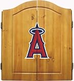 Los Angeles Angels of Anaheim Dart Board Cabinet Set