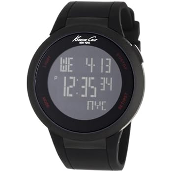 Kenneth Cole - KC1640 - Montre Homme - Silicone Noir Bracciale Kenneth Cole - KC1640 - Montre Homme - Bracelet Silicone Noir