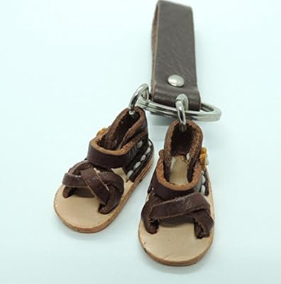 Miniature Handmade Genuine Leather Shoes Key Chain Key Ring Key holder