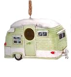 cheap air travel Retro CAMPER BIRDHOUSE trailer bird house RV outdoor