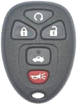 Yixoo Replacement 5 Button Automotive Keyless Entry Remote Start Control Car Key Fob Replacement for 22733524