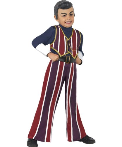 Lazy Town Dress-Up Childrens Fancy Dress Robbie Rotten Costume Toddler Age 3-4