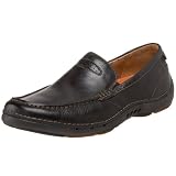Clarks Unstructured Men's Un.Denton Slip On,Black Leather,10 M US