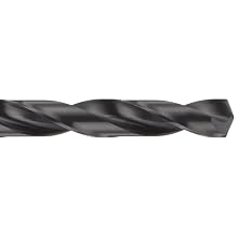 Precision Twist 500-12 High-Speed Steel Extension Drill Bit, Black Oxide Finish, Round Shank, Spiral Flute, 135 Degree Point Angle