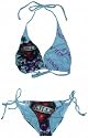 Ed Hardy Swimwear Bikini Love Kills Slowly Weiss