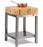 John Boos Cucina Laforza Hard Maple Butcher Block 24x24x36