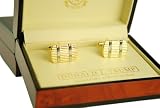 Donald Trump Gold Rectangle Cuff Links
